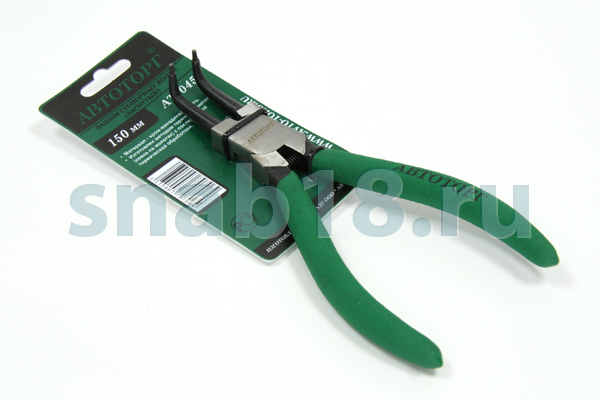 Зажим стопорных колец 150мм (загнутый) АТ-0453