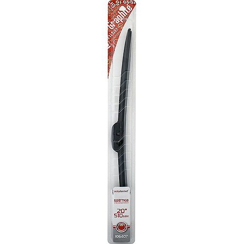 106309 Щётка стеклоочистителя бескаркасная Greenway, блистер 22