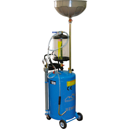 UZM80 Устройство для сбора масла 80 л, пневмозабор, пневмослив, воронка, предкамера