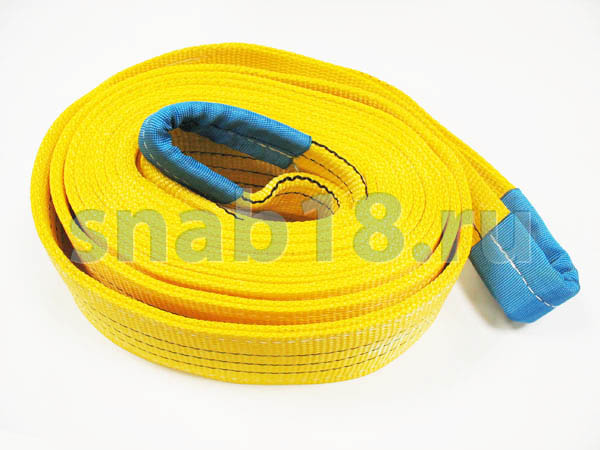 АТ57632 Трос буксировочный 31,5т., длина 5м, ширина 90мм два слоя (петля-петля)