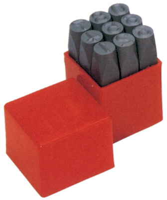 Набор клейм буквы 5мм CrMo