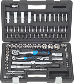 Набор инструмента 1/2" и 1/4" 94 предмета, ALK-8010F