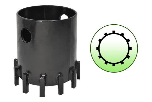 АТ46592 Ключ ступицы хвостовика заднего редуктора MAN (торцевой, трубчатый, 6-шпонок d=71мм