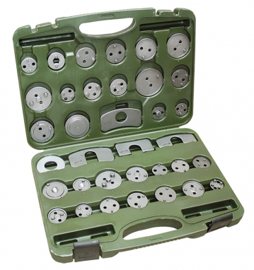 820035 Набор насадок для утапливания поршней тормозного цилиндра,35предметов