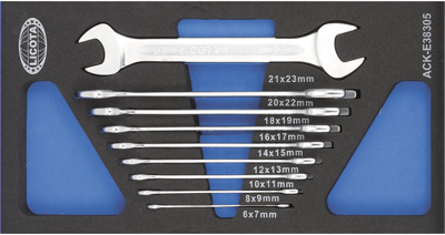 Набор ключей рожковых  6-23мм 9пр.  Набор ключей рожковых  6-23мм 9пр.