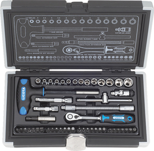 Набор торцевых головок 1/4" 50 предметов super lock, ALK-0002