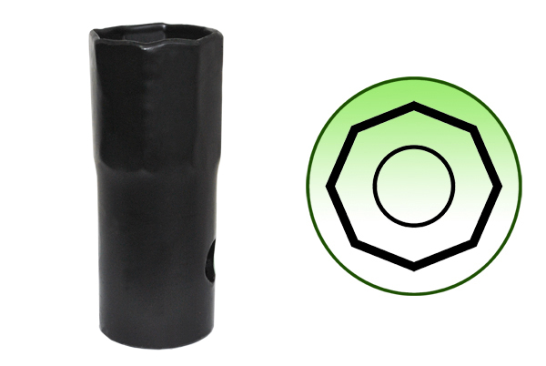 АТ46670 Ключ форсунки SCANIA 38мм (8-и гранный, торцевой, трубчатый, форсунка 1440579)