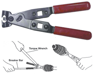 Клещи для хомутов ШРУСа (для хомутов с ушком), ATC-2190