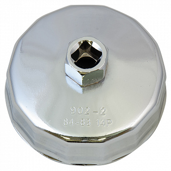 Съемник масляного фильтра "чашка" 14-гранная 84мм "AV Steel", AV-920101