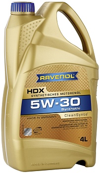 Моторное масло RAVENOL HDX SAE 5W-30 (4л), 1111125-004-01-999