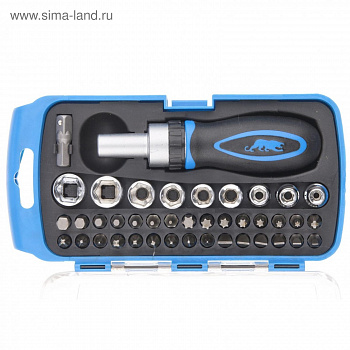 Набор инструмета 38 предметов 1/4"DR, CrV "AVTOVIRAZH", AV-212038