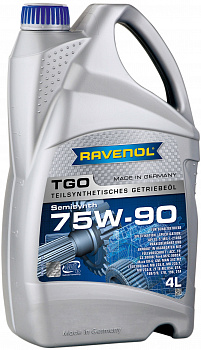Трансмиссионное масло RAVENOL TGO SAE 75W-90 GL-5 ( 4л) new, 1222105-004-01-999