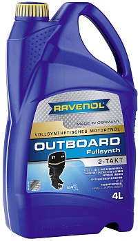 Моторное масло для 2Т лод.моторов RAVENOL Outboard 2T Fullsynth. (4л) new, 1151200-004-01-999