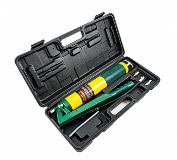 Шприц воздушно-плунжерный для смазки, двухштоковый 500мл в кейсе, ТА-8137