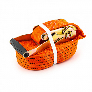 Кольцевой ремень крепления груза ТОП АВТО, ширина ленты 50мм, 2000/4000кг, 6м механизм 135, КРК2506М