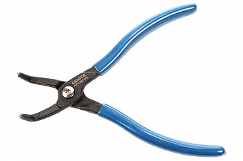 Съемник стопорных колец усиленный, сжим, загнутый 180 мм, APT-38012B