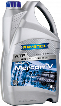 Трансмиссионное масло RAVENOL ATF Mercon V ( 4л) new, 1212101-004-01-999