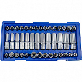 Набор торцевых головок 1/2" с вставками, 42пр., в ложементе-кейсе, ACK-B3003