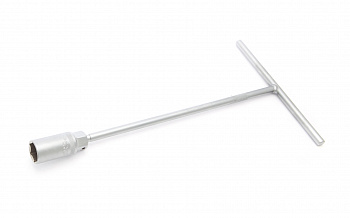 Ключ свечной карданный 21х350 мм с резиновой вставкой, 547421