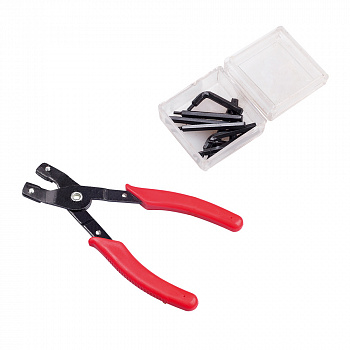 Съемник внутренних стопорных колец со сменными насадками 45 и 90 град "AV Steel", AV-921100 Съемник внутренних стопорных колец со сменными насадками 45 и 90 град "AV Steel", AV-921100