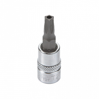 Головка торцевая с вставкой torx с отверстием 1/4" T27H, H2TT27 Головка торцевая с вставкой torx с отверстием 1/4" T27H, H2TT27