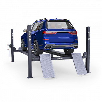 Четырехстоечный электрогидравлический подъемник  (РФ, Серый RAL7016), ПГА-5000/4 (слесарный)