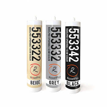 RoxelPro Однокомпонентный распыляемый герметик, бежевый, картридж 290 мл, 553322