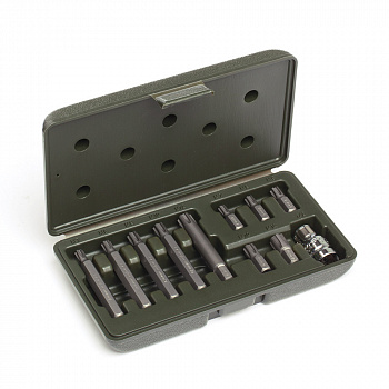 Набор вставок RIBE 3/8" (M7,M8,M9,M10,M12) длина 30 мм и 75 мм, 11 предметов, 626391 Набор вставок RIBE 3/8" (M7,M8,M9,M10,M12) длина 30 мм и 75 мм, 11 предметов, 626391
