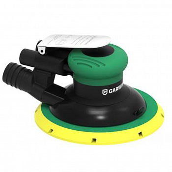 Пневматическая, роторно-орбитальная шлифовальная машинка с пылеотводом, 150 мм, 15 отверс, GS-ORB-2.5