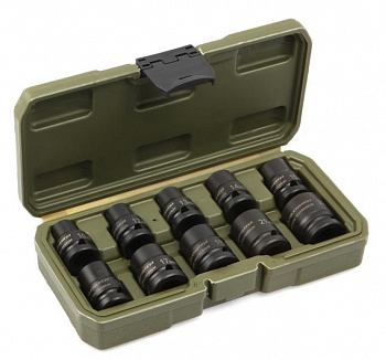 Набор головок ударных 1/2", 10 шт., 660110 Набор головок ударных 1/2", 10 шт., 660110