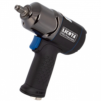 Гайковерт пневматический LICOTA 3/8" 72кгм, компактный композитный, PAW-03033