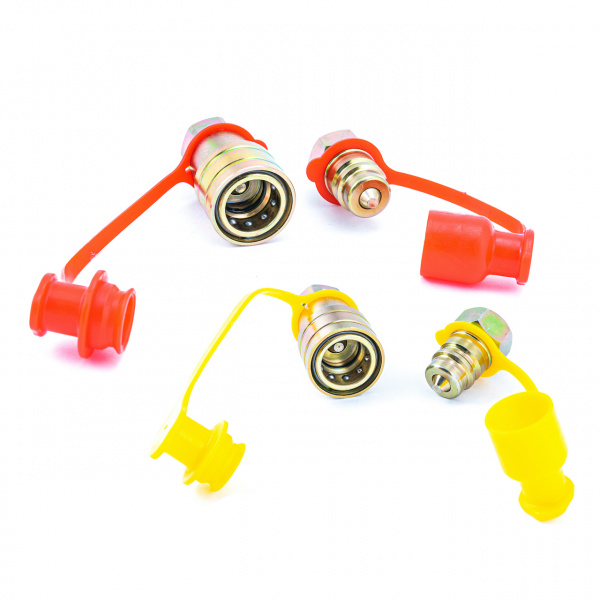 HH-097-M22 red. Соединитель для пневмошлангов с резьбой М22 красный