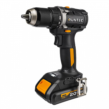Дрель-шуруповерт аккумуляторная RUNTEC PRO 13 мм,20В, 2*2Ач, 55Нм, RT-ID221