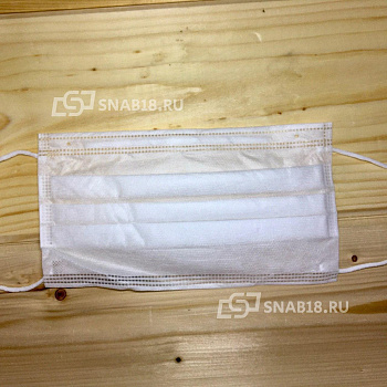 Маска защитная разовая, 000817