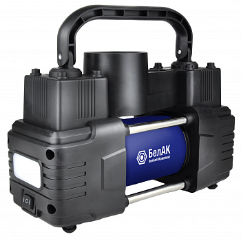 Компрессор для накачки шин ПРОФИ-55Ф с фонарем  12V 55 л/мин. БелАК, БАК.99179