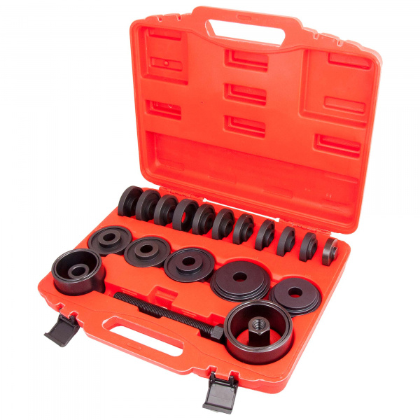 AV-922014 Комплект оправок для снятия подшипников ступиц 23 предмета 