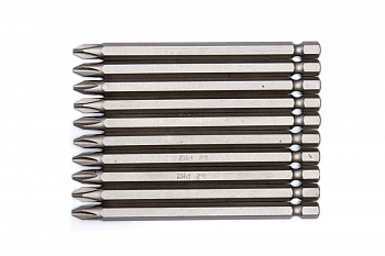 Набор шуруповертных насадок PH2* 100мм-10ш., SB-016