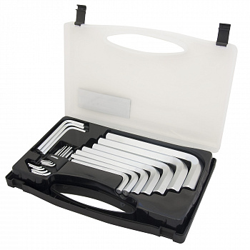 Набор ключей Г-образных HEX 2-22мм "AV Steel" 19 предметов, AV-361119