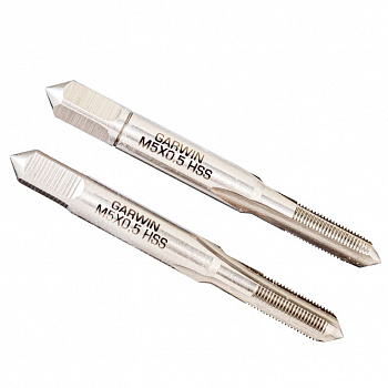 Метчики ручные Mf5x0.5, DIN 2181, HSS, 6H, комплект из 2 штук, GM-TF050050 Метчики ручные Mf5x0.5, DIN 2181, HSS, 6H, комплект из 2 штук, GM-TF050050