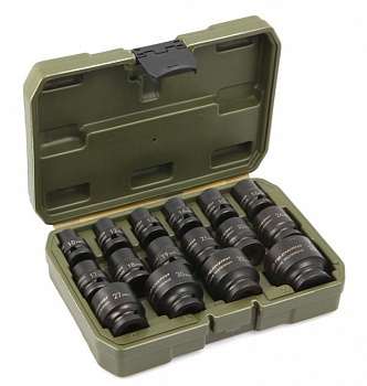 Набор головок ударных 1/2", 16 шт., 660116 Набор головок ударных 1/2", 16 шт., 660116