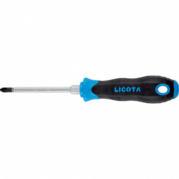 Отвертка усиленная (+) PH1*80мм, ASD-370801