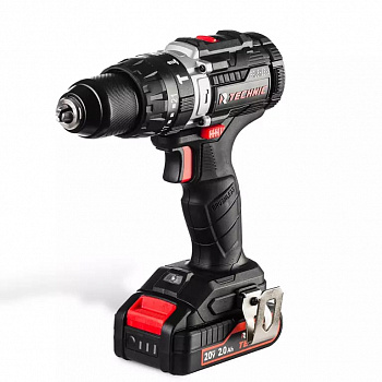 Дрель-шуруповерт ударная аккумуляторная RUNTEC TECHNIC 13 мм, 20В, 2*2Ач, 40Нм, RT-ID40T