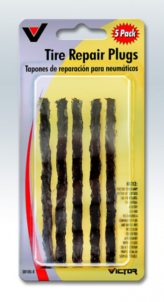 V105 Набор самовулканизирущихся жгутов для ремонта б/шин(5шт) 