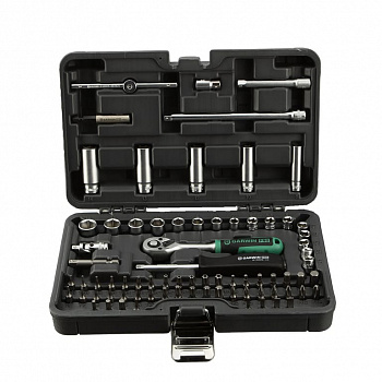 Набор торцевых головок 1/4" 6 гр. 76 предметов, 642176