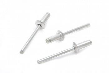 Заклёпки вытяжные алюминиевые Ø4,8×16 мм (50 шт в пакете), 451516 Заклёпки вытяжные алюминиевые Ø4,8×16 мм (50 шт в пакете), 451516