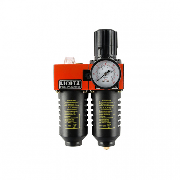 PAP-C615C Модульная группа для подготовки воздуха с регулятором давления и манометром, 1/2