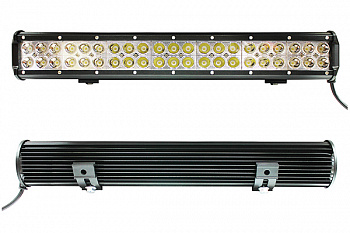 Балка светодиодная двухрядная 10-30V, 126W (500х80мм, 42 LED), AT15765
