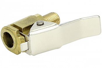 Наконечник для шланга подкачки "прищепка" с резьбой (8V1 / L=30 мм), AT10125