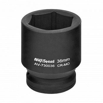 Головка ударная 3/4" шестигранная 36мм "AV Steel", AV-730036 Головка ударная 3/4" шестигранная 36мм "AV Steel", AV-730036