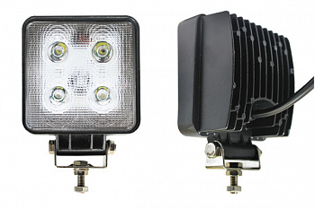 Фара светодиодная п/т и рабочего света, 10-30V, 40W (110х110мм, 4 LED), AT15737
